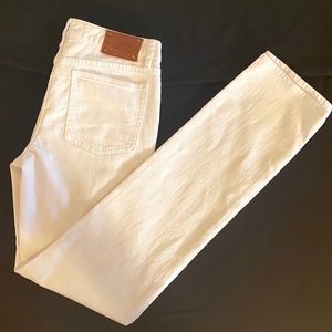 Tory Burch White Straight Leg Jeans Size 28
